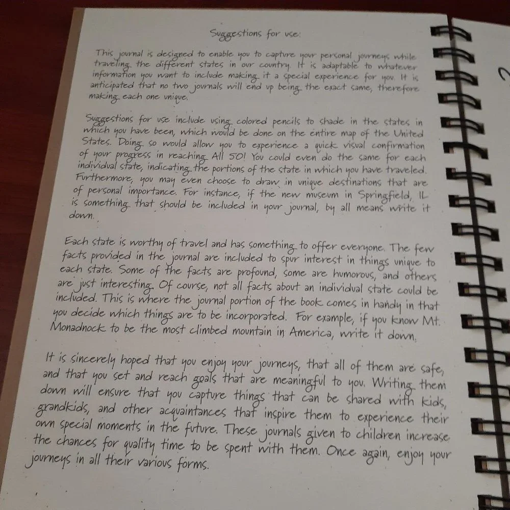 World Market Write it Down Travel Vacation Journal Visiting the United States